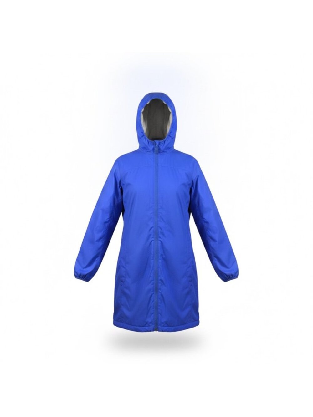 L.L. Bean Womens Blue Fleece-Lined Hooded Jacket Regular Waterproof Size M